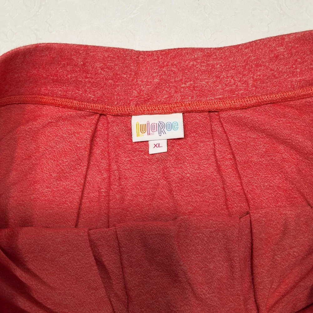 LulaRoe Pocketed Skirt Pink Color Size XL